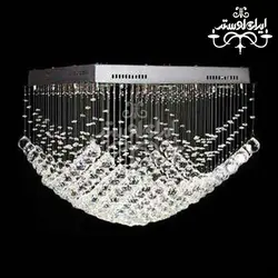 لوستر سقفی ریسه ای مربع کشکولی 50