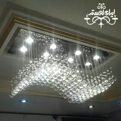 لوستر سقفی ریسه ای موج کوچک