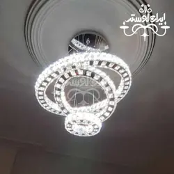 لوستر کریستالی 50-30-15 سه طرف کریستال