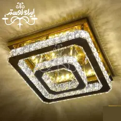 لوستر سقفی مدرن مربع 40-20
