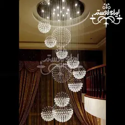 لوستر سقفی ریسه ای الماس 120