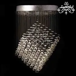 لوستر سقفی ریسه ای مکعب 60