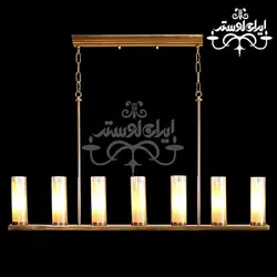 لوستر مدرن خطی الینا 7 شعله