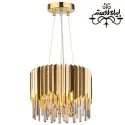 لوستر مدرن تیغه ای 50 طلایی