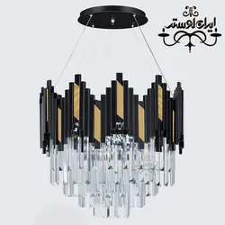 لوستر مدرن کریستالی سورنا سایز 60