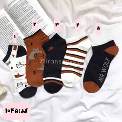 جوراب طرح MR. WOLF کد 1045