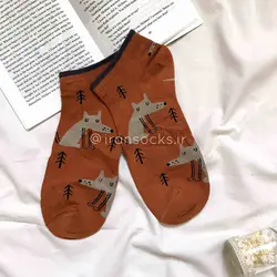 جوراب طرح MR. WOLF کد 1045