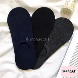 جوراب کالج پشت ژله ای سایز بزرگ کد 1009