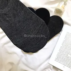 جوراب کالج پشت ژله ای سایز بزرگ کد 1009