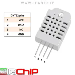 سورس کد راه اندازی سنسور دما رطوبت DHT22