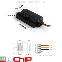 سورس کد راه اندازی سنسور دما رطوبت DHT22