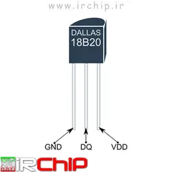 سورس کد راه اندازی سنسور دما DS18B20
