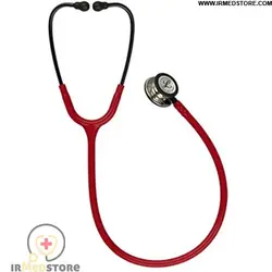 گوشی پزشکی لیتمن کلاسیک ۳ زرشکی شامپاینی ۵۸۶۴