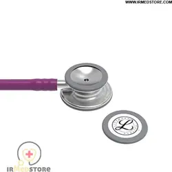گوشی پزشکی لیتمن کلاسیک ۳ بادمجانی استيل ۵۸۳۱