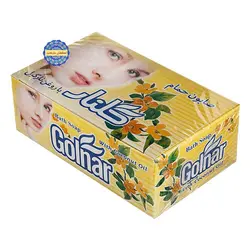 گلنار صابون حمام زرد طرح چهره 130گ