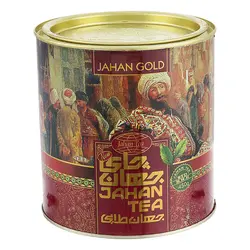 جهان چای طلایی فلزی 450گ