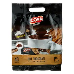 کوپا هات چاکلت کیسه ای 40عددی