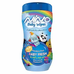نینو دستمال مرطوب کودک کارتونی کمر باریک