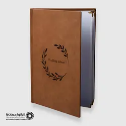 آلبوم آماده جلد چرم عروس