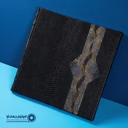 آلبوم آماده جلد چرم مشکی