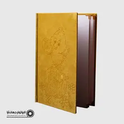 آلبوم آماده جلد مخمل طرح پرنده نقاش