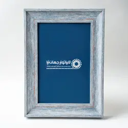 قاب عکس دیواری پتینه آبی