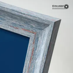 قاب عکس دیواری پتینه آبی
