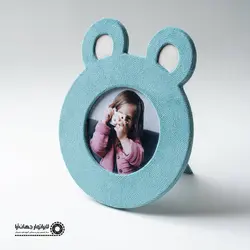 قاب عکس رومیزی فانتزی رنگ آبی