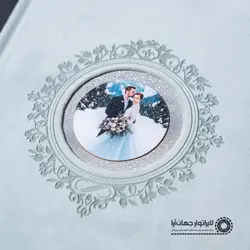 آلبوم آماده جلد مخمل با عکس روی جلد