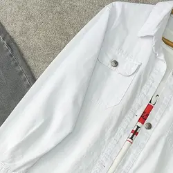 شومیز کتان سفید