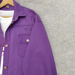 شومیز جین بنفش