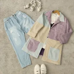 کت مخمل رنگی