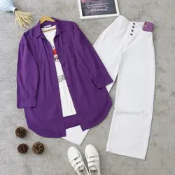 شومیز بنفش اسپرت