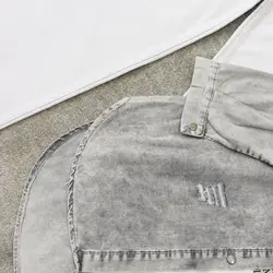 شومیز طوسی زاپدار mj