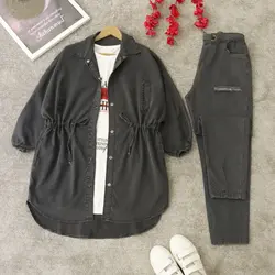 مانتو جین ذغالی