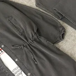 مانتو جین ذغالی