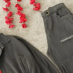 مانتو جین ذغالی