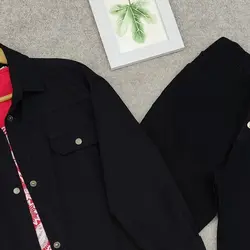 شومیز کتان مشکی