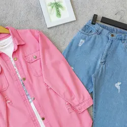 شومیز کتان زاپدار