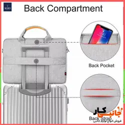 کیف برند ویوو مدل Pioneer shoulder مناسب لپ تاپ 13.3 اینچ رنگ خاکستری