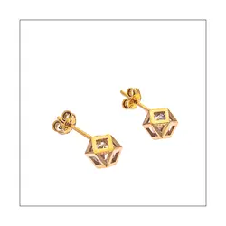 نیم ست طلایی نت گلد مکعبی