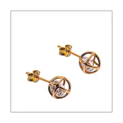 نیم ست طلایی نت گلد الماس 2