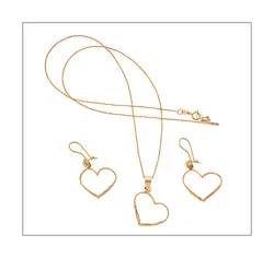 نیم ست طلایی گوشواره مدال