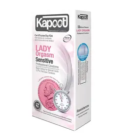 کاندوم کاپوت تاخیری و ضد حساسیت Lady Orgasm بسته 12 تایی - جنسی