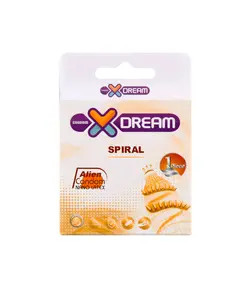 کاندوم فضایی چرخشی ایکس دریم Xdream Spiral بسته 1 عددی - جنسی