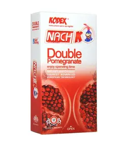 کاندوم ناچ کدکس تنگ کننده اناری Double Pomegranate بسته 12 تایی - جنسی