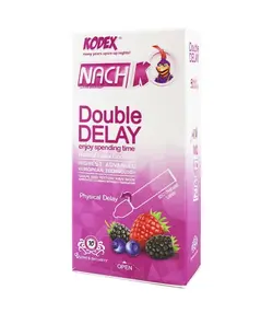 کاندوم ناچ کدکس با تاخیر دو برابر Kodex Double Delay بسته 10 تایی - جنسی