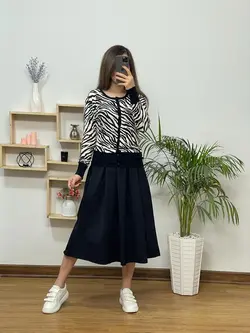 ژاکت بافت ببری