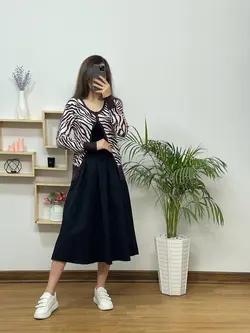 ژاکت بافت ببری