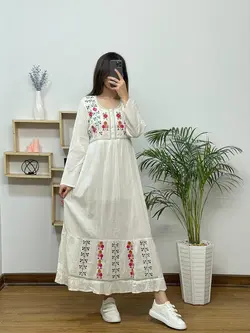 پیراهن گلدوزی آلاله